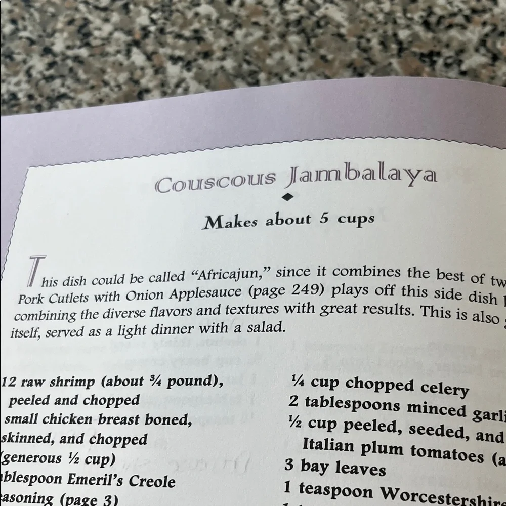 Emeril's New New Orleans Cooking Book First Edition